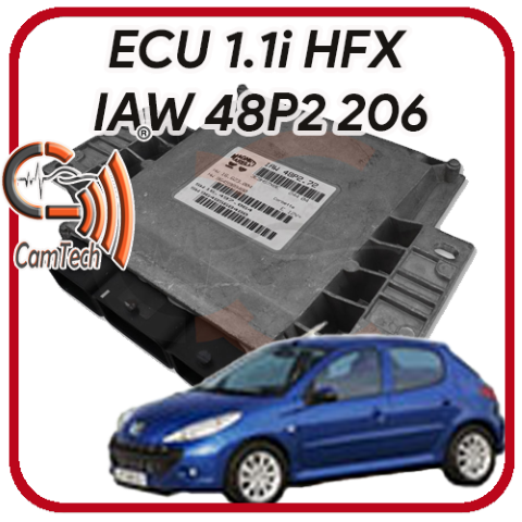Centralina motore Peugeot 206 IAW 48P2 1.1i 8V 44 Kw Codice motore:HFX